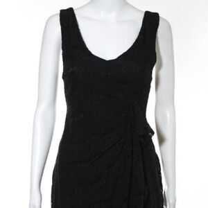NEW Ya Los Angeles Black Crochet Lace Dress L
